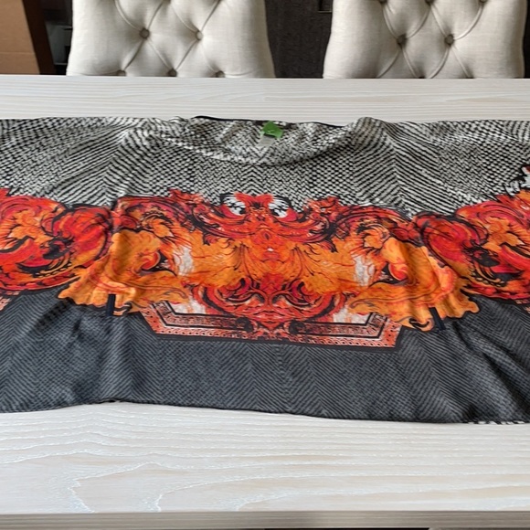 Roberto Cavalli Tilda Print Chiffon Caftan - Picture 9 of 14